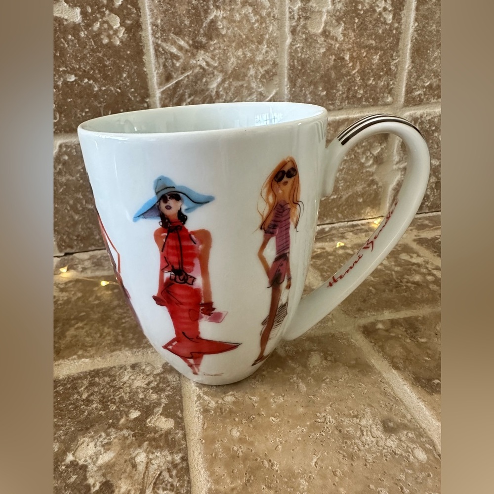 Vintage Porcelain Henri Bendel mug.